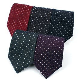 [MAESIO] KSK2599 100% Silk V Dot Necktie 8cm 5Color _ Men's Ties Formal Business, Ties for Men, Prom Wedding Party, All Made in Korea